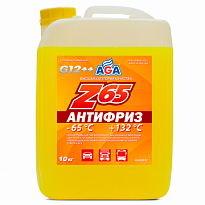 AGA044Z Антифриз, готовый к применению, желтый, -65°C, 10кг, 1/1шт